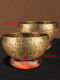 Full Moon Singing Bowl Nepalese Handmade Pure Copper Spa Therapy Healing Sound Bowl Meditation Bowl Copper Chime Bowl Yoga Ornament