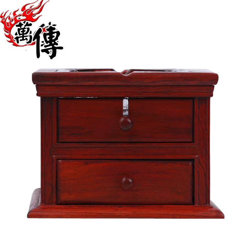 Red Acid Branches Red Wood Cigarette Ash Trays With Drawers Solid Wood Ancient Style Tobacco Trays Red Wood Retro Chinese Style Home Craft Gift Hem