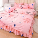 Брендовый комплект для школьников, пододеяльник для принцессы, простыня, покрывало подходит для мужчин и женщин, 4 предмета, 3 предмета, популярно в интернете