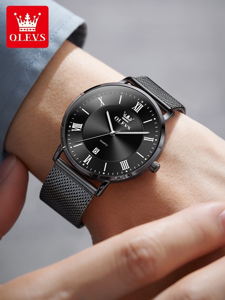 Christmas Gift New Brand Men's Watch Men's Mechanical Watch Fully Automatic Authentic Student Quartz Watch Waterproof