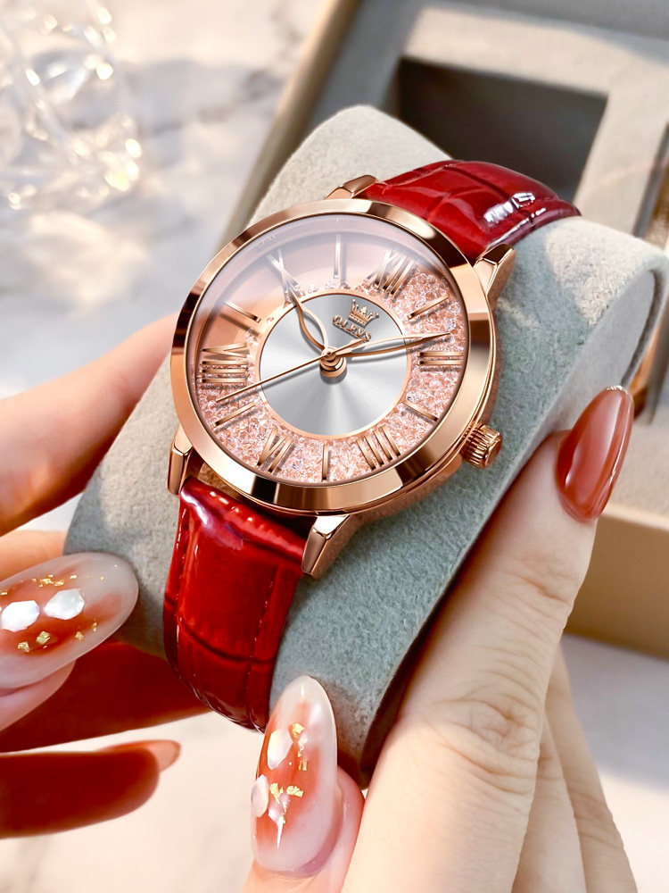 Swiss 2026 New Genuine Brand-Name Watch, Elegant Women's Watch, Light Luxury, Fashionable and Unique Quartz Watch