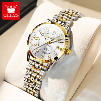 2025 Swiss Famous Brand New Women's Watch, Women's Mechanical Watch, Fully Automatic Genuine Fashion Quartz Watch, Waterproof Luxury Watch