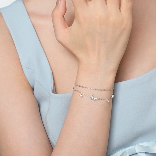 Katiro Star Story Hand 925 Silver Hand Женские легкие роскошные ювелирные изделия Нишевый подарок на день рождения лучшего друга