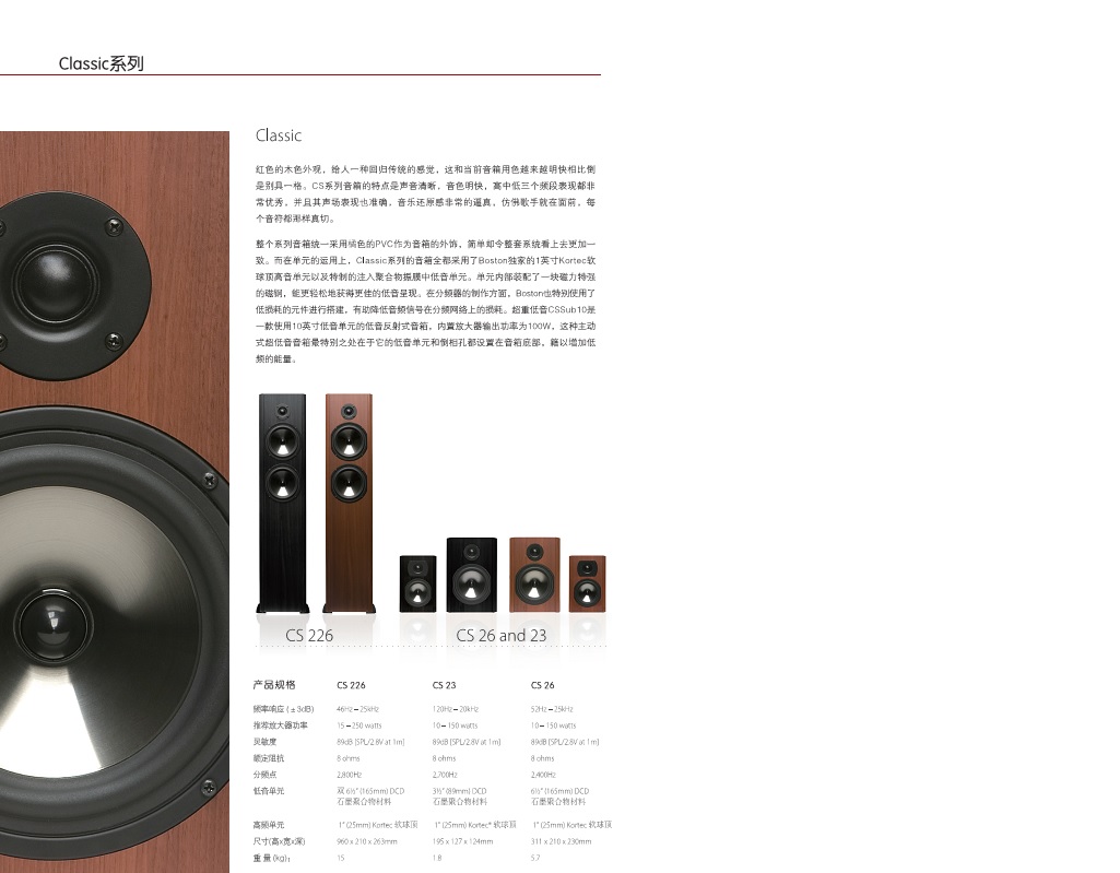 boston acoustics cs 226