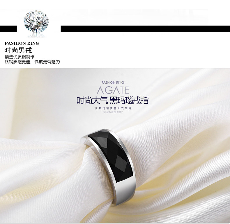 Bague homme en Acier au titane - Ref 3088419 Image 8