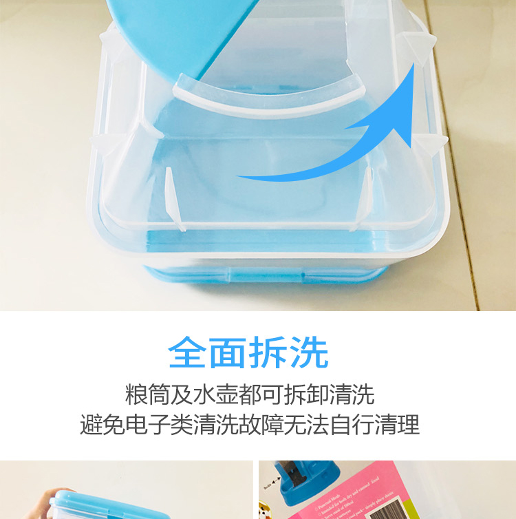 Mèo cung cấp bát mèo đôi bát nước uống tự động bát thiết bị cho ăn tự động vật nuôi vật nuôi mèo chậu thức ăn bát mèo thức ăn bát - Cat / Dog hàng ngày Neccessities 	bát ăn đôi cho chó con