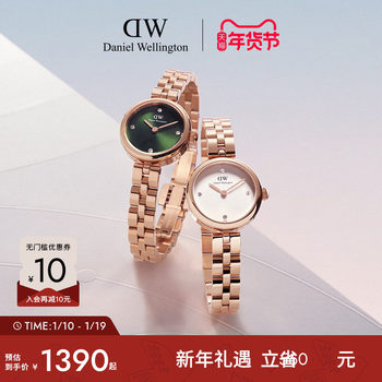[New Year's Gift] Dw Small Gold Watch Elan Series Watch for Women Rose Gold Quartz Watch Exquisite Small Dial