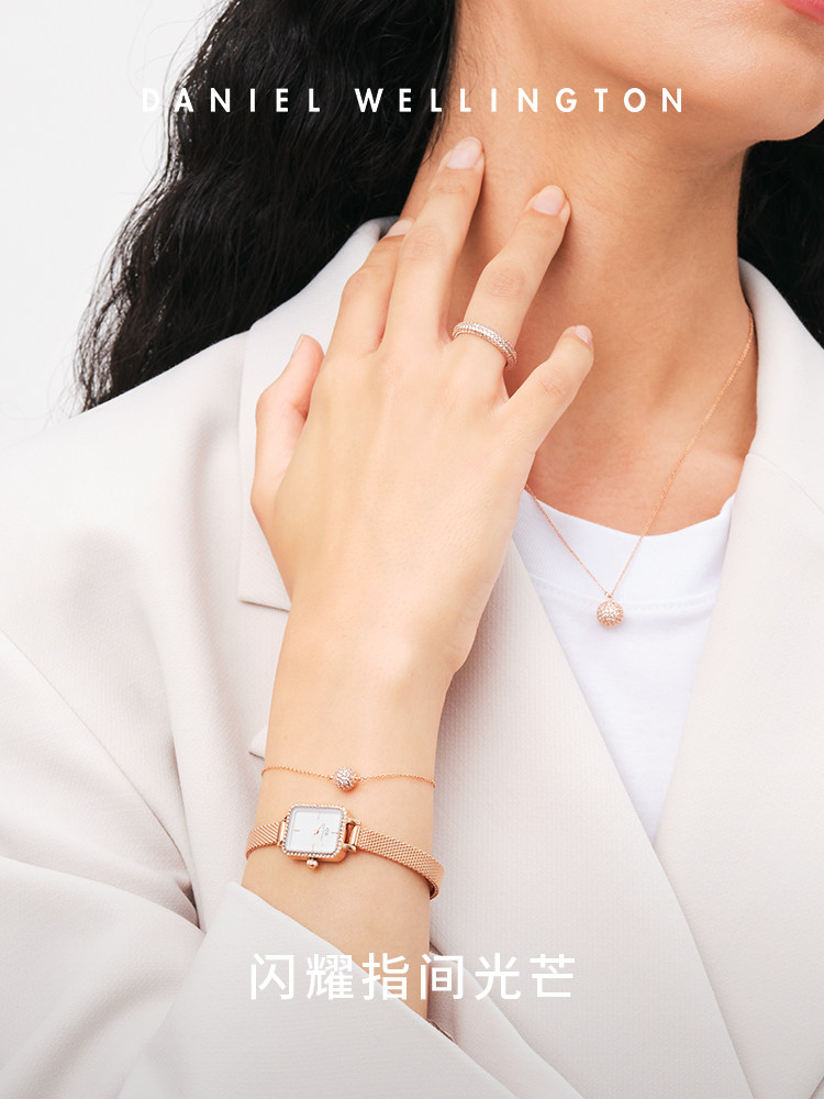 [New Product]Dw Ring Unisex Star Ring Classic Plain Ring Stackable Couple Ring