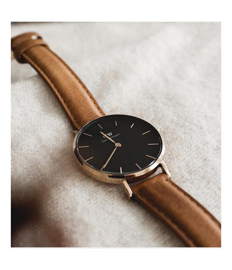 Часы Европа dw手表女 petite系列简约皮带款石英表女士手表32mm Daniel wellington
