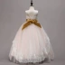 Girls Tutu New Princess Váy Hoa Girl Dress Dress Piano Performance Wedding Dress dài Mopping Dress