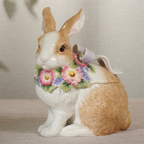 Fang Ya pure handmade colorful ceramic candy jar storage tank home accessories decoration desktop ornaments