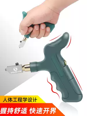 Glass knife Hand-held tile cutter Cutting artifact Cutting tile boundary opener Diamond cutting thick glass household