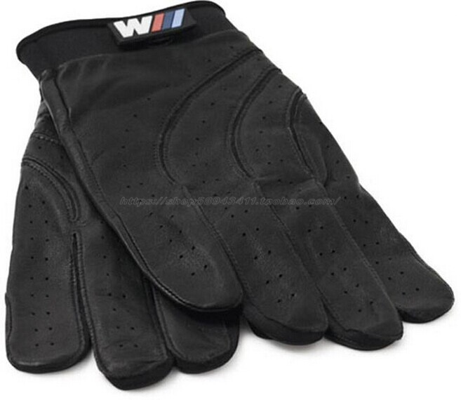 BMWBMW original M series sheepskin racing gloves Motorcycle motorcycle autumn and winter non-slip breathable ultra-thin super soft