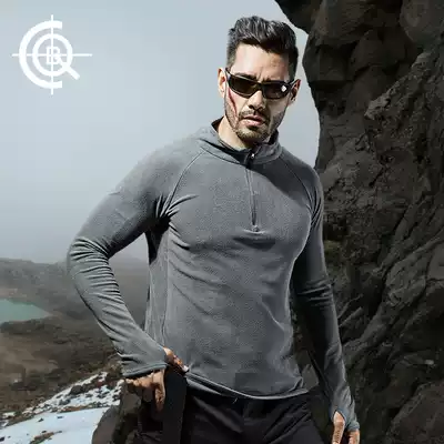 CQB outdoor fleece bottoming male spring and autumn thin breathable perspiration slim fleece charge underwear liner