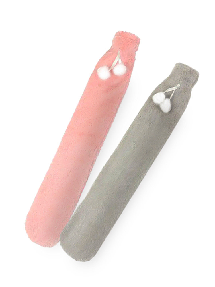 Extra-Long Hot Water Bottle for Warming Hands, Special Water-Filled Heating Pad for Bed, Winter Foot Warmer for Children