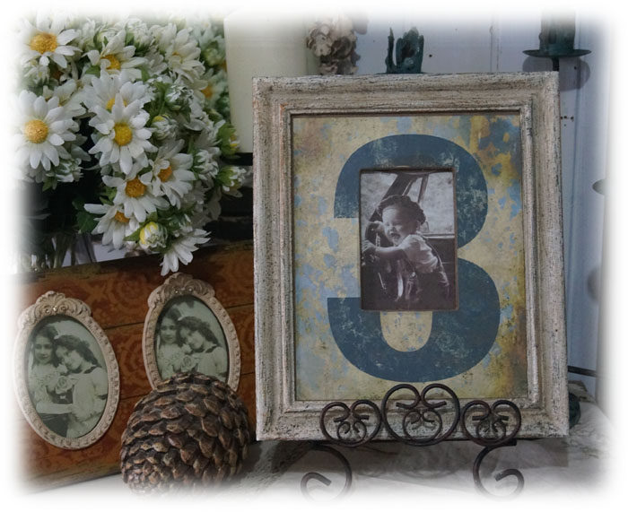 Exit typic lonelwood solid wood mottled photo frame with systine-style countryside without discount