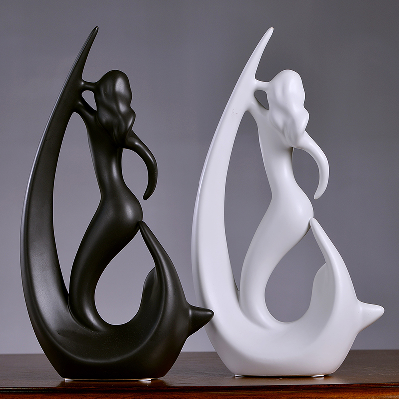 The Nordic household ceramics decoration furnishing articles sitting room TV cabinet craft decoration indoor desk a wedding gift