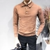 Áo len nam mùa thu mới phiên bản Hàn Quốc của áo len mỏng Áo len nam trẻ trung đẹp trai áo sơ mi POLO áo oversize nam Hàng dệt kim