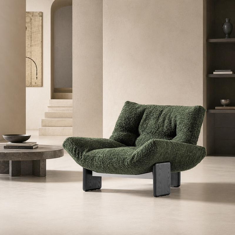 Emmi Armchair Single Sofa Designer Leisure Balcony Lazy Recliner Living Room Bedroom Reception Chair Emmi Armchair Single Sofa Designer Leisure Balcony Lazy Recliner Living Room Bedroom Reception Chair