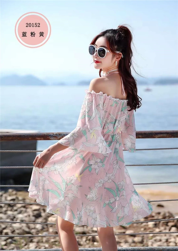 Bikini áo tắm nữ 20152 ba mảnh trong gió bảo thủ che bụng gầy sexy fan tiên sinh áo tắm nữ - Bikinis