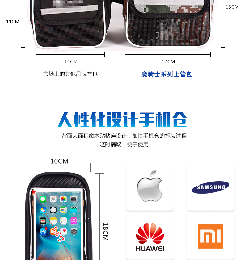 Sacoche pour vélo DEMONKNIGHTS - Ref 2211437 Image 14