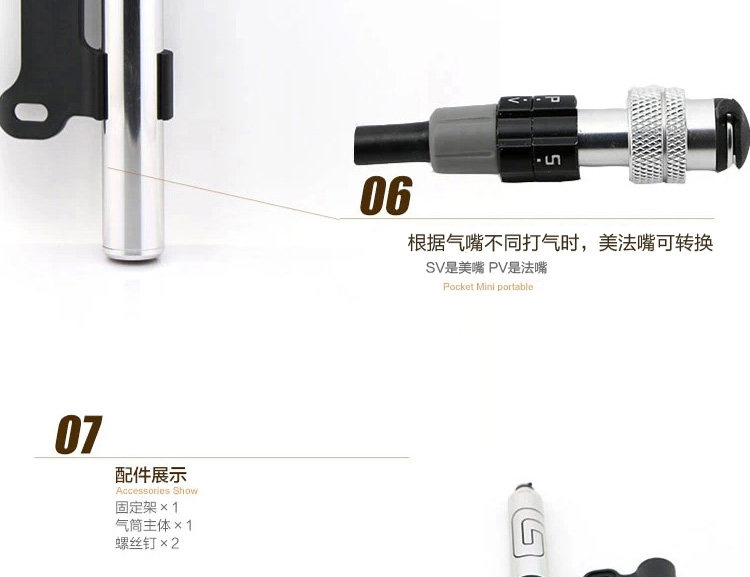 Pompe à vélo GIYO - Ref 2390570 Image 15