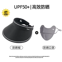 Солнцезащитная маска темно-серого цвета + черная УФ-защита [комбинированный набор]