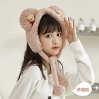 Ding Dong 𪠽Повязка на голову с мишкой-розовый