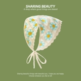 Трикотажный милый шарф ручной работы, платок, аксессуар для волос, французский стиль