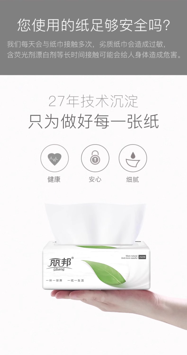 安享好物 安享B级抽纸-丽邦抽纸 国标 