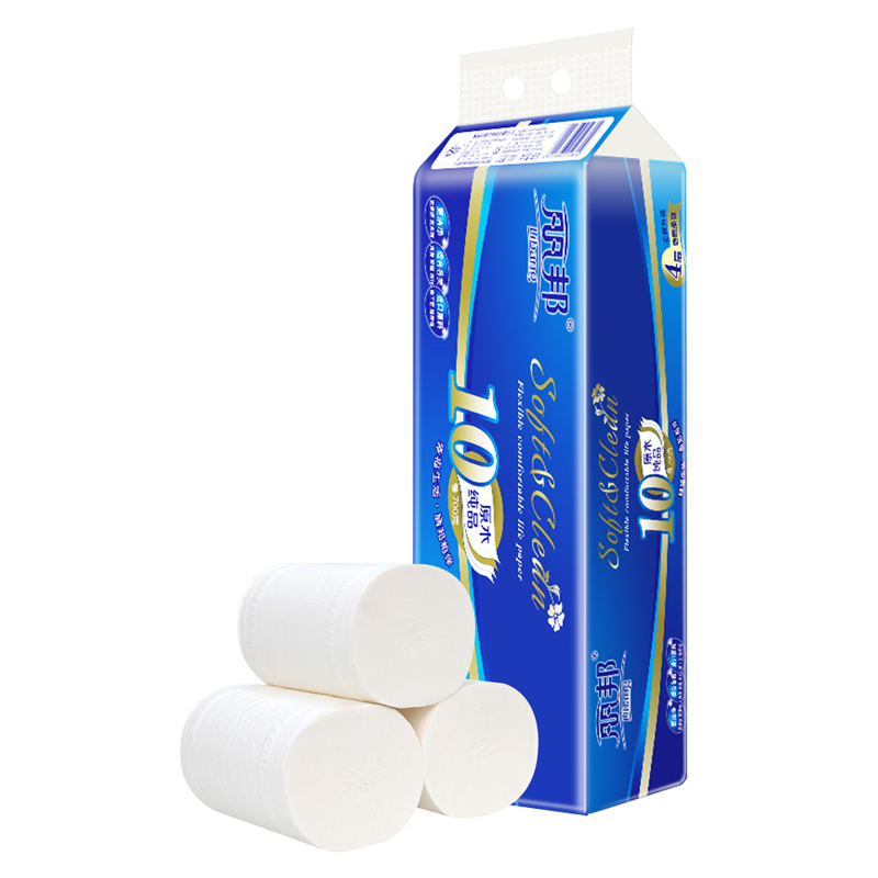 Libon Log Pure Pint 4 layers No Core Rolls Toilet Paper 1 ty 10 Vol. 3 Tie 30 Roll Home Affordable Tissue Toilet Toilet Paper Toilet Paper Toilet Paper