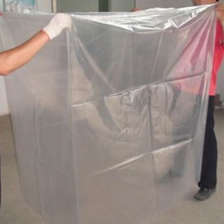 Set to be transparent four-way bottom plastic bag waterproof and anti-dust-proof tray cover square solid bag machine equipment extra-large plastic bag