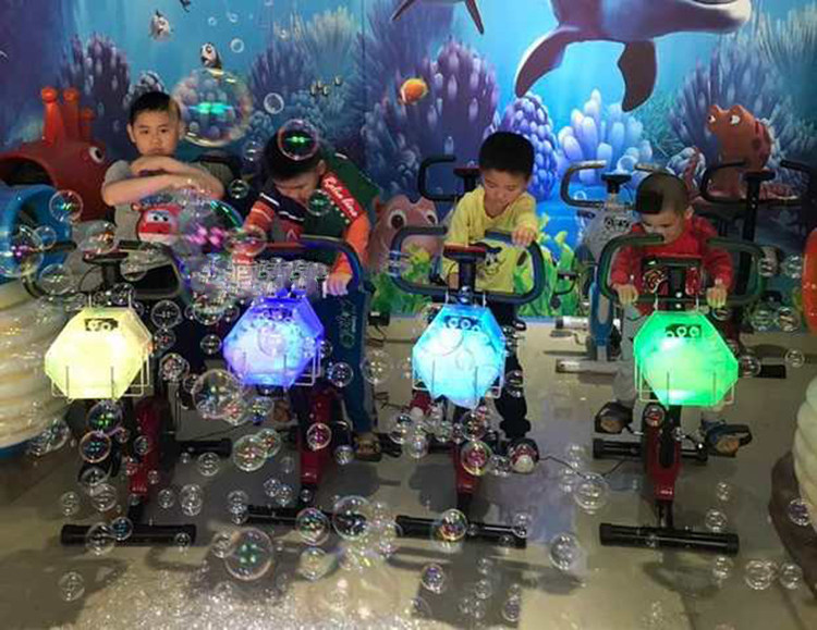 Bubble Bicycle Bubble Bicycle Experience Pedal Fitness Bubble Blow Bubble Bicycle Toy Car Equipment Activity Props