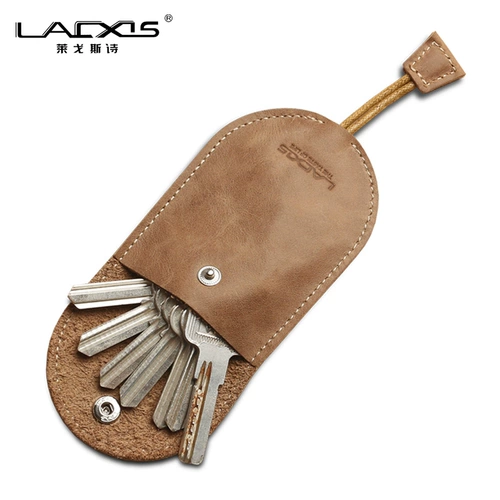 Универсальная ключница подходит для мужчин и женщин, из натуральной кожи