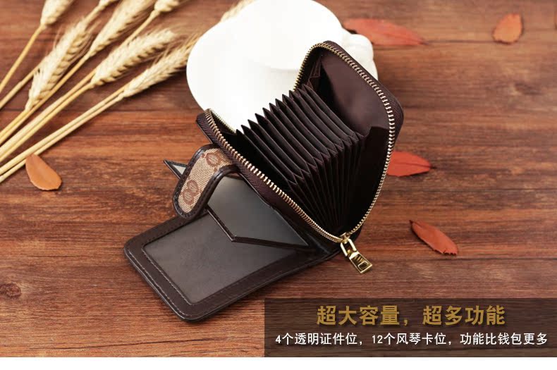 Công suất lớn đa chức năng nữ dây kéo thẻ cơ quan thẻ kinh doanh chủ thẻ nam giấy phép lái xe nhiều thẻ - Chủ thẻ ví đựng thẻ atm nam hà nội