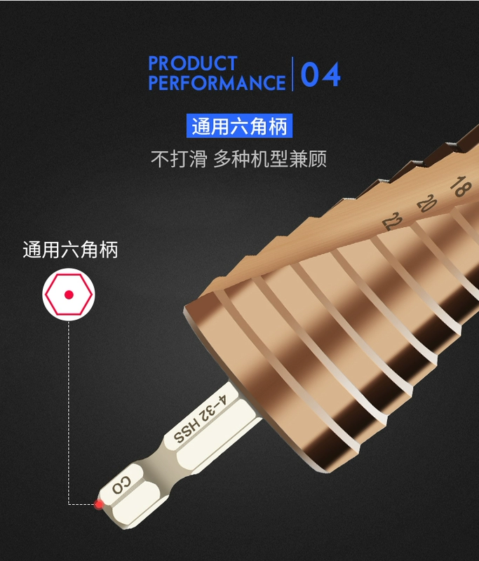 Mở cực cột kim cương dưới cực cột thay vì máy khoan cực Diankou GONG GONG Stracter Thép không gỉ Conmerned xoắn ốc mũi khoan bê tông bosch
