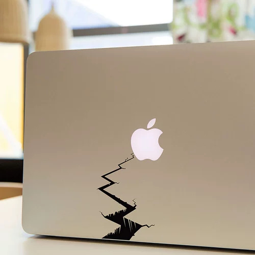 Apple, совместимый ноутбук, наклейка, с печатью вашего логотипа, macbook