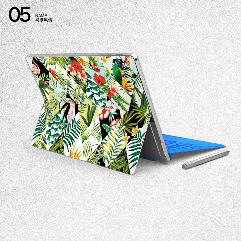 SkinAT Surface Pro 4 phim Máy tính bảng Microsoft bảo vệ phim quay lại viền phụ kiện sáng tạo