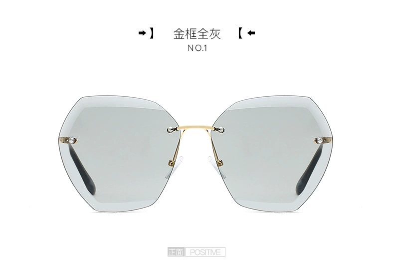 2018 new net red sunglasses nữ Hàn Quốc phiên bản của thủy triều retro Harajuku phong cách ins cận thị sunglasses vòng mặt 2017 đường đánh bại kính đồ chơi