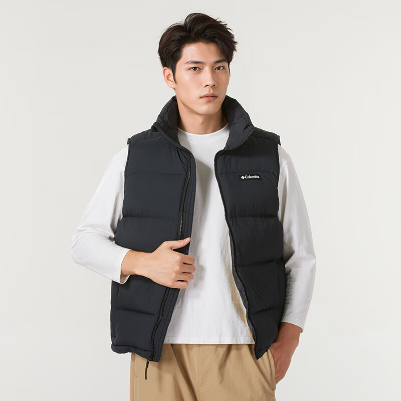 24 Autumn and Winter New Columbia Outdoor Men's Gold Dot Water-Repellent Thermal Goose down Vest Vest