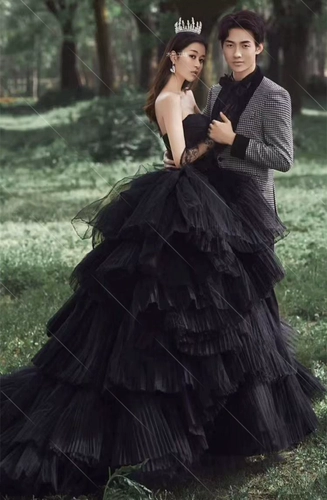 Черный ретро дорожный топ без лямок для влюбленных, коллекция 2022, реквизит для фотографии