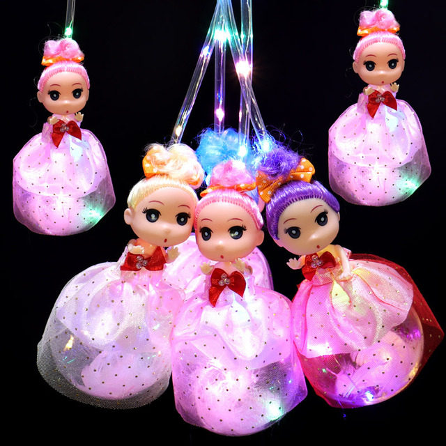 Mid-Autumn Festival Lantern Children Shine 2021 Cartoon Toys gift Aesha Princess decorated with Carry-on Small Night Light Gifts