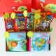 Sách bé vải đồ chơi hộp quà tặng trẻ sơ sinh câu đố giáo dục sớm xoa dịu đồ chơi bé xé âm thanh không rách giấy vải cuốn sách