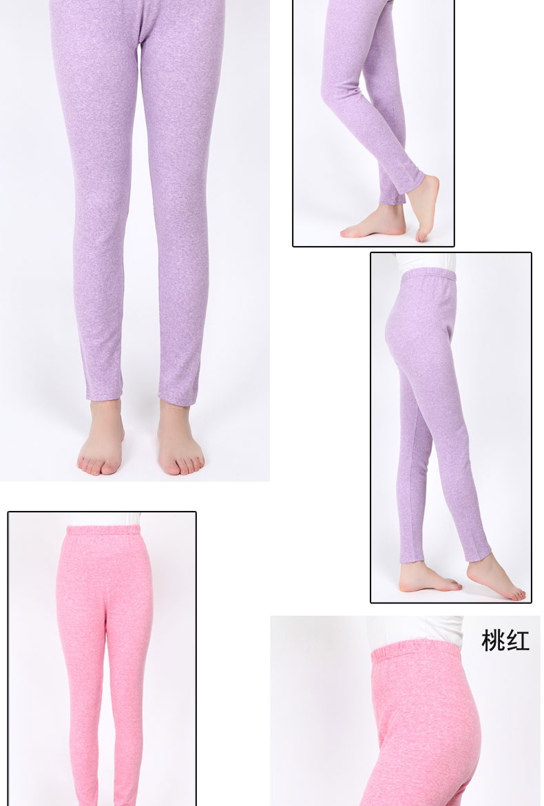 Quần lót đầu gối nữ, quần cotton, một mảnh satin, quần ấm mỡ, quần cotton trung và già, quần full size cỡ lớn quần nhung nữ ấm áp 