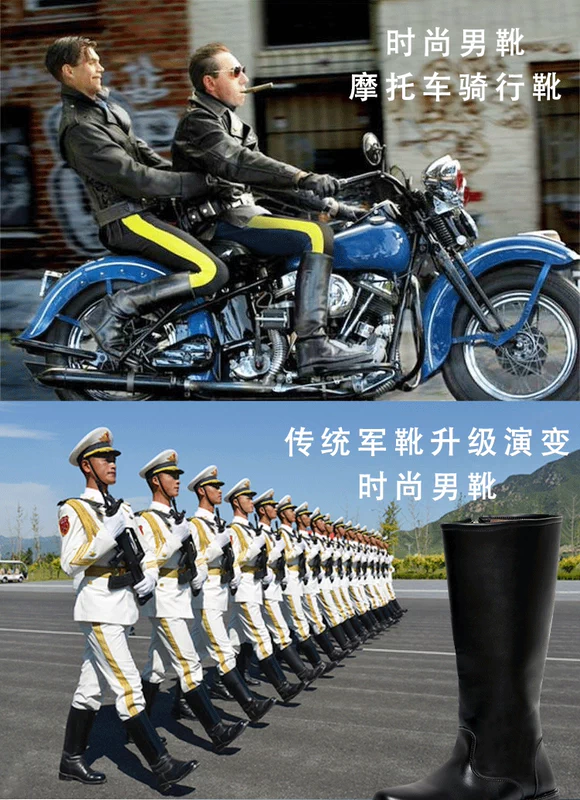 Giày cao cổ mùa xuân và mùa hè mới bảo vệ giày cao cổ giày cao cổ nam và nữ khởi động đi giày xu hướng giày da giày bốt da - Kính râm