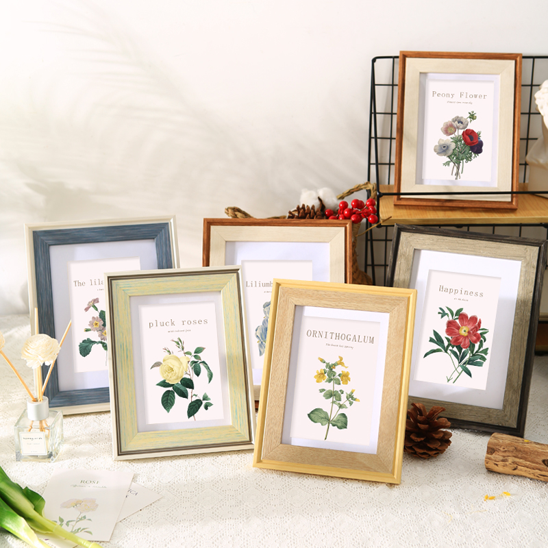 Small frescoed creative hanging wall photo frame 7 inch 5 6 European style phase frame 6-inch swinging table 5-inch ten inch children's picture frame