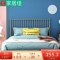 European environmental wrought-iron beds 1 5 m 1 8 meters bed 1 2 m single iron metal gang guan chuang