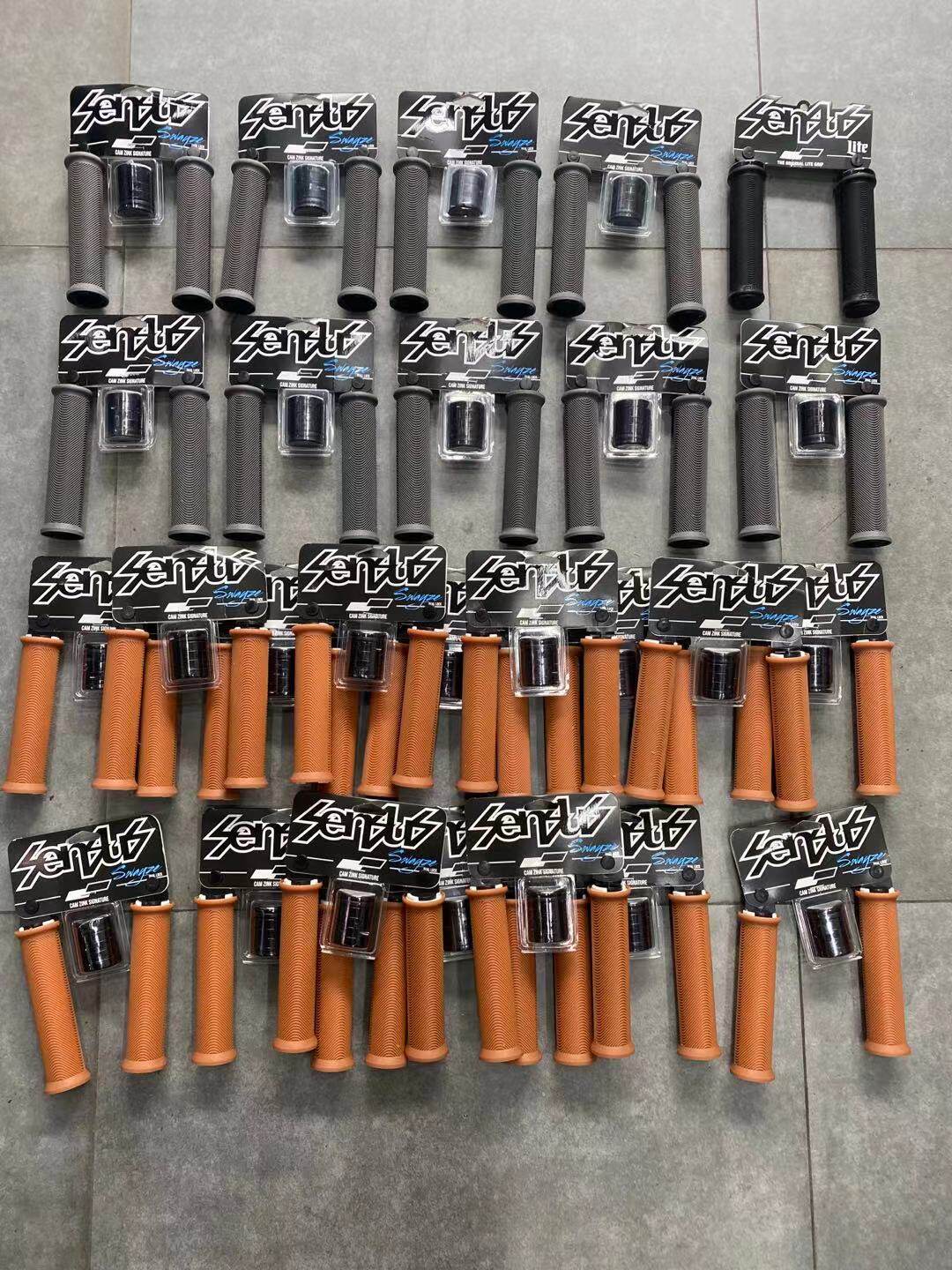 American SENSUS Swayze SansFlange mountain bike handlebar cover Camzink signature bilateral lockout