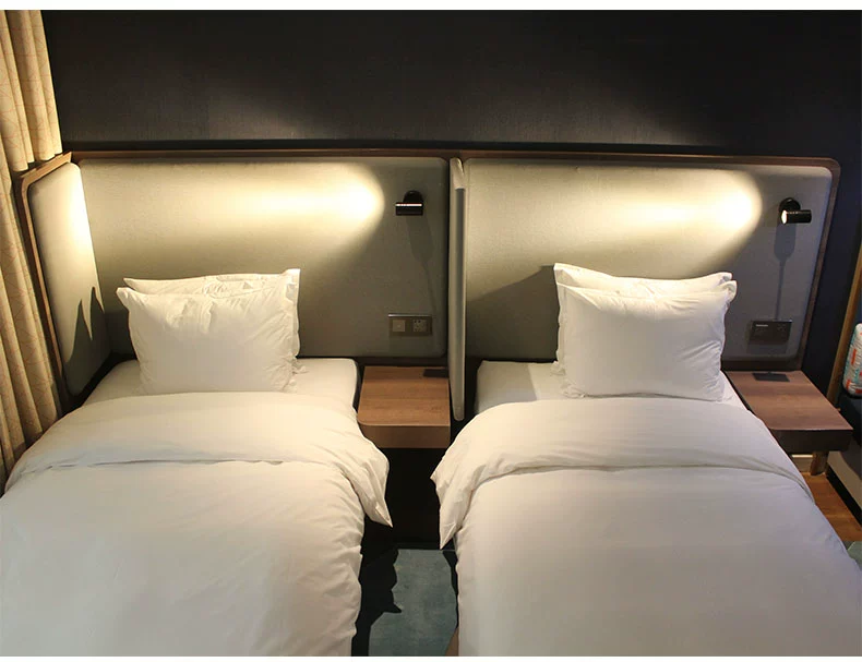 Chủ đề Bắc Kinh khách sạn boutique nội thất phòng tiêu chuẩn giường đôi căn hộ đầy đủ căn hộ đơn giường đôi đầu túi mềm màn hình giường đệm - Nội thất khách sạn