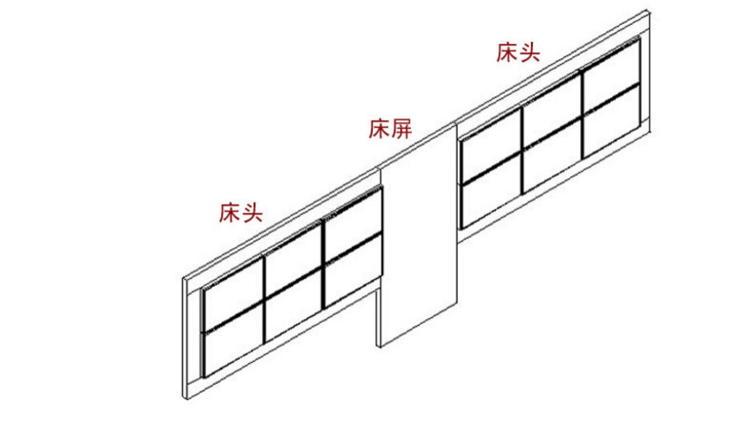 Đơn giản hiện đại khách sạn nội thất nhà trọ phong cách khách sạn đầu giường gói mềm màn hình giường PU da giường dài - Nội thất khách sạn nội thất khách sạn